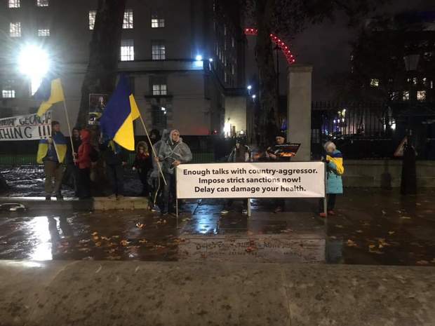 мітинг британія лондон агресія росії