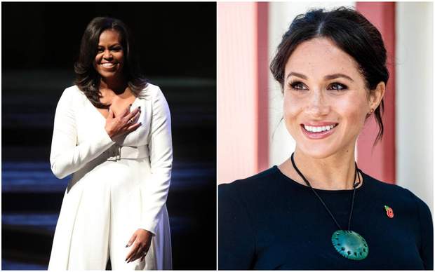  Michelle Obama and Megan Markle met in London 