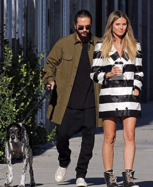  Heidi Klum with his boyfriend 