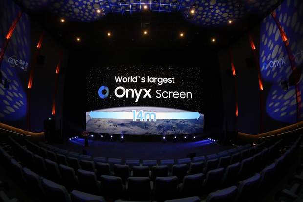  Samsung, Onyx, cinema, screen, LED 