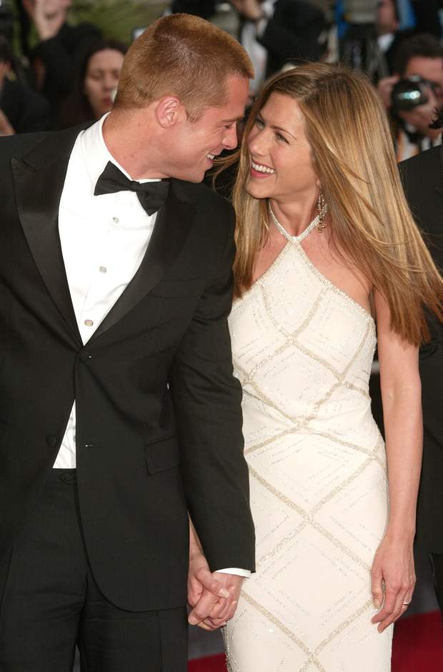   Brad Pitt and Jennifer Aniston 