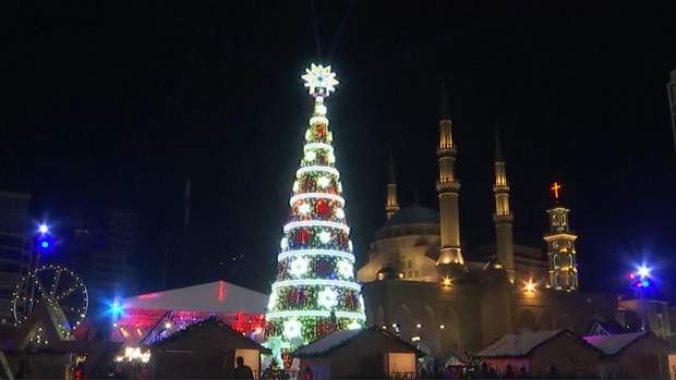 новорічна ялинка у бейруті