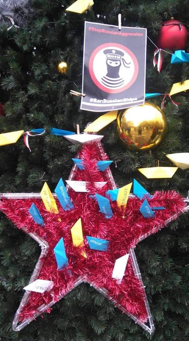  Bulgaria Christmas tree for Ukrainian sailors Russia 