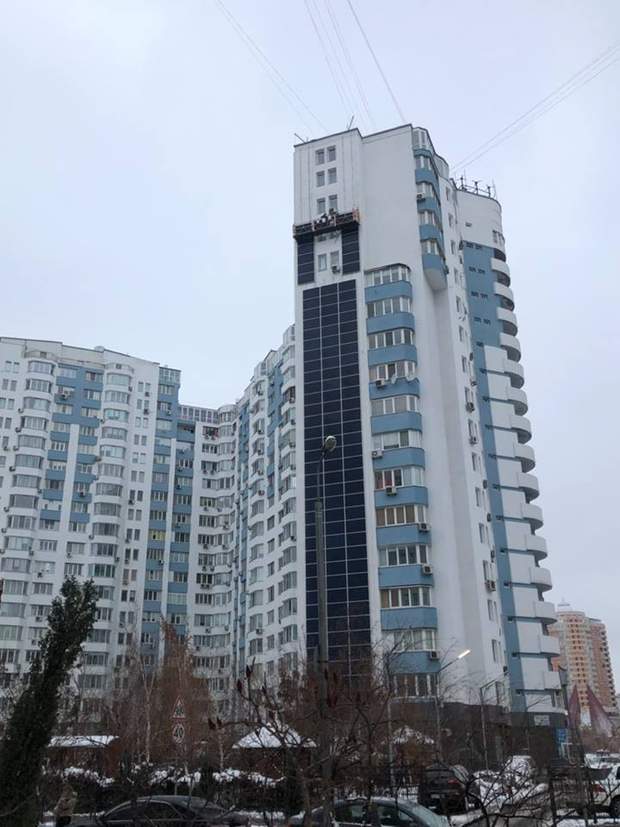 Київ Бажана сонячні панелі