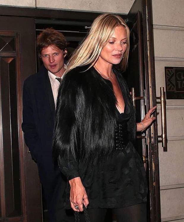   Kate Moss and her boyfriend 