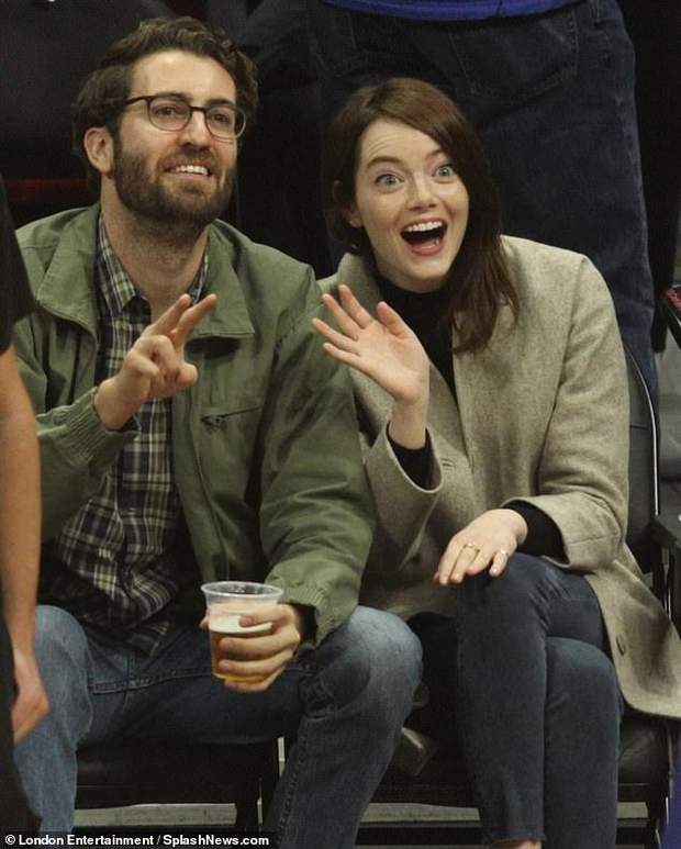  Emma Stone and Dave McCarey together 