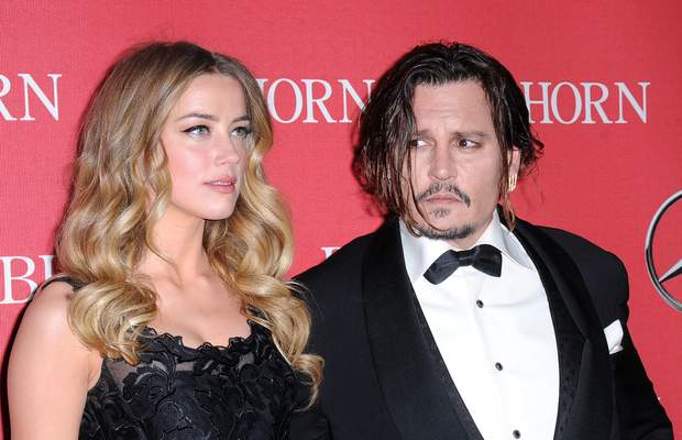  Ember Hjord and Johnny Depp 