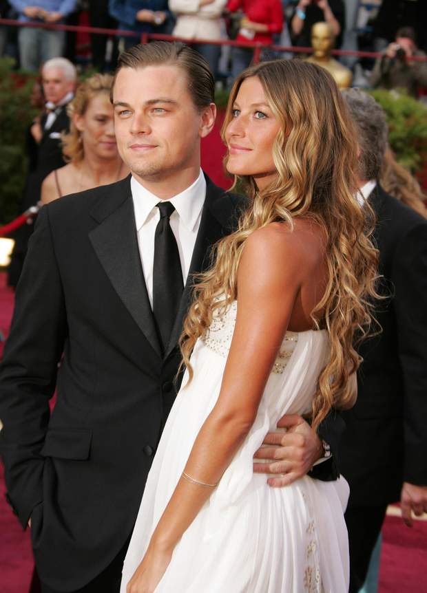   Giselle Bundchen and Leonardo DiCaprio 