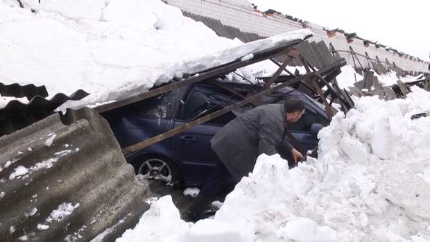 обвал снігу у харкові