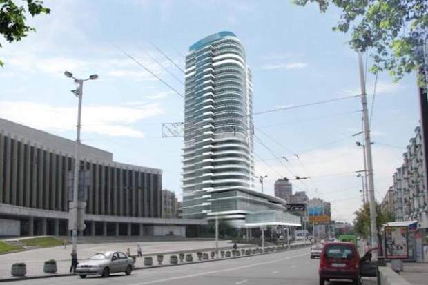 Київ багатоповерхівка Палац Україна