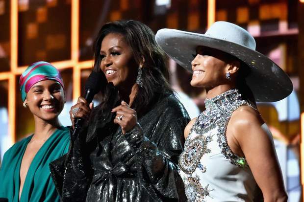  Michelle Obama at the Grammys-2019 