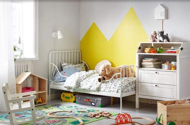дизайн интерьер детская комната IKEA