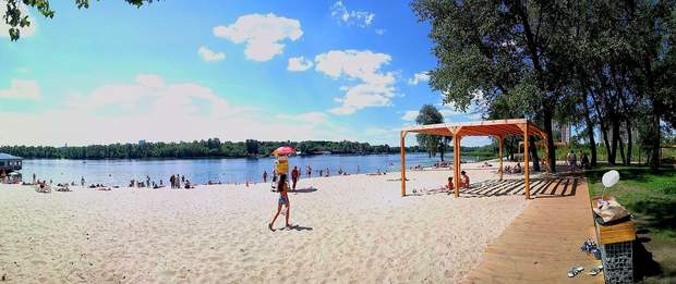 веселка київ пляж