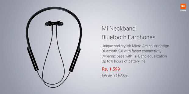 Mi Neckband Bluetooth Earphones