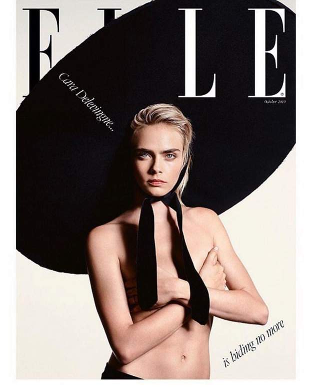 Кара Делевінь для Elle UK