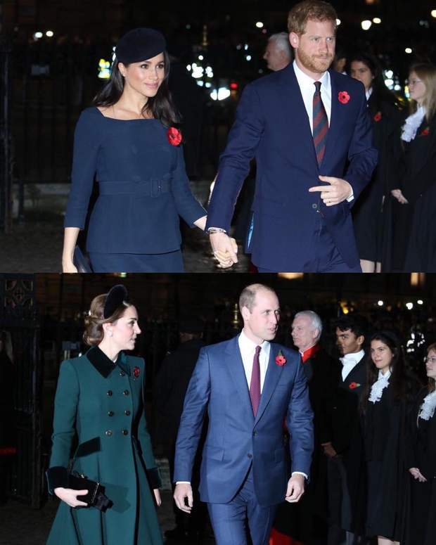 Кейт Міддлтон і Меган Маркл з чоловіками