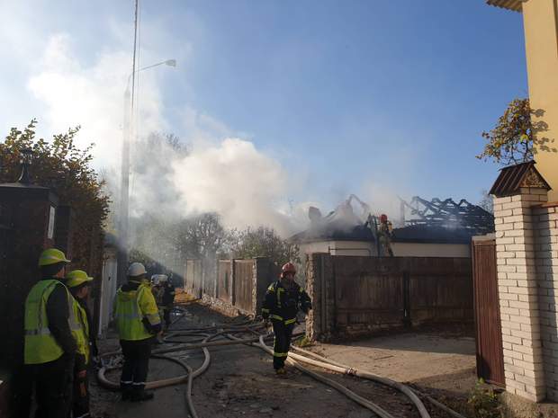 Пожежа у Києві