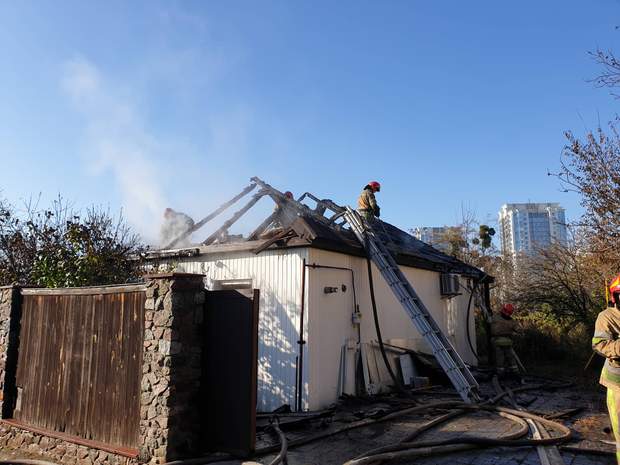 Пожежа у Києві