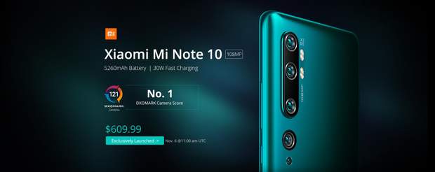 Xiaomi Mi Note 10 