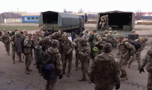 Бійці Військової служби правопорядку в зоні ООС