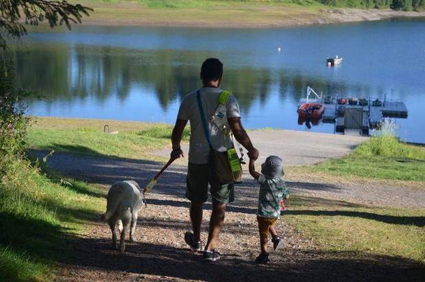 Аміт Патель з сином Аміт Патель з сином