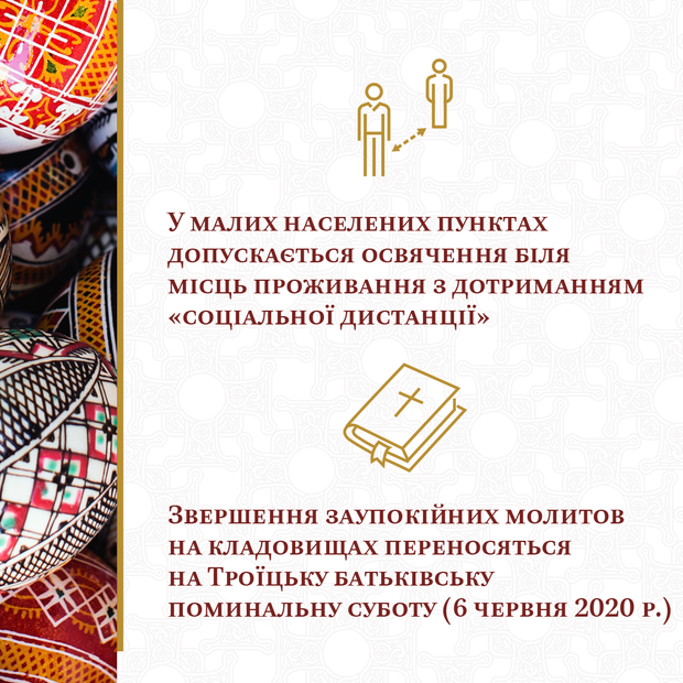 Карантин, Великдень, обмеження, релігія, ПЦУ, настанови 