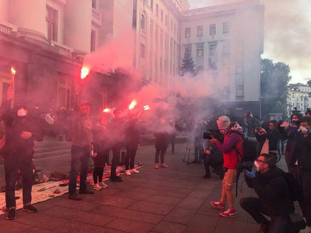 Активісти протестують через справу Гандзюк