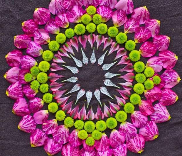 Мандали з квітів