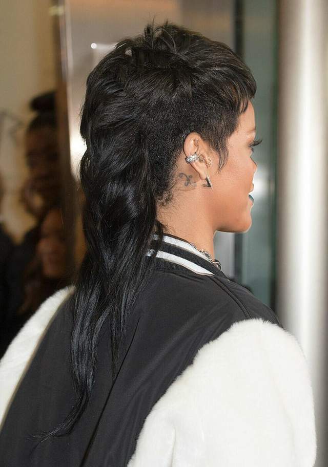 Rihanna's hair cut