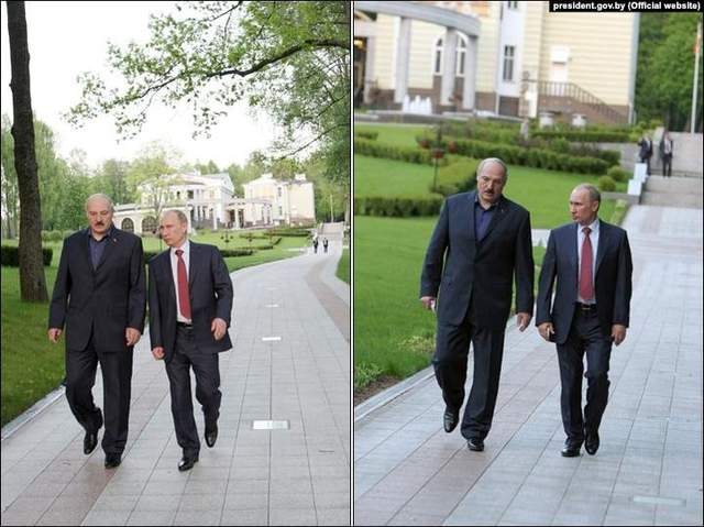 Лукашенко і Путін в Озерному