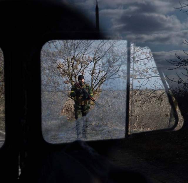 Український військовий у Миколаєві /The New York Times