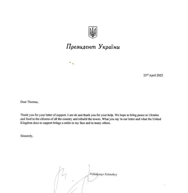 Відповідь Зеленського Школярі Британія