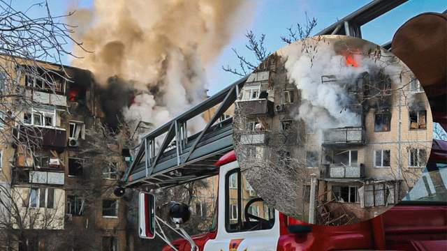 У Харкові &ndash; приліт російського БпЛА по багатоповерхівці, постраждали люди