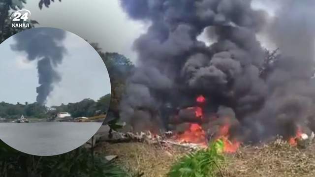 У Колумбії розбився військовий літак із понад 100 солдатами на борту: моторошні кадри