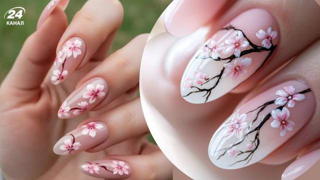 Cherry blossom nails – головний тренд весни 2026: ніжні ідеї манікюру з цвітом сакури