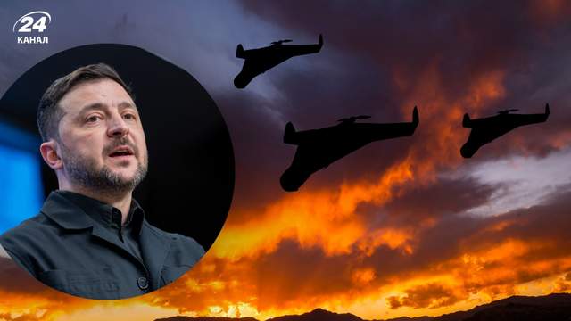 Окупанти тільки за тиждень запустили на Україну понад 3000 дронів, – Зеленський