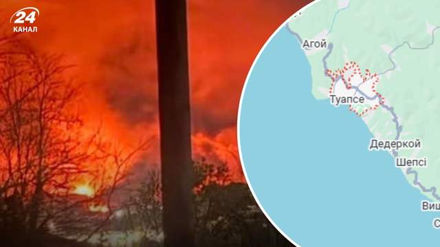 Палає вже 15 годин: Сили оборони підтвердили удар по НПЗ у Туапсе
