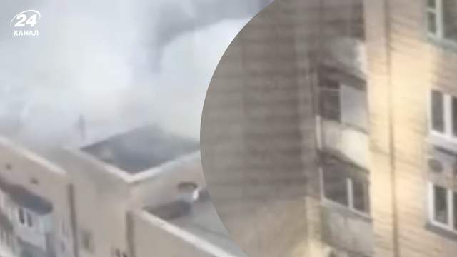 Неподалік місця стрілянини у Києві виникла пожежа