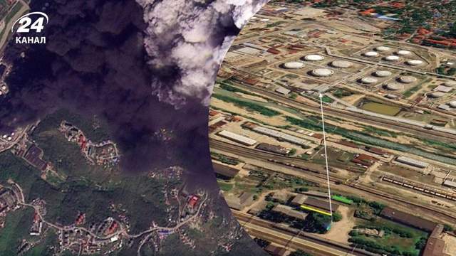 Удар по НПЗ у Туапсе: пожежа на об'єкті не вщухає, загоряння видно на супутникових кадрах