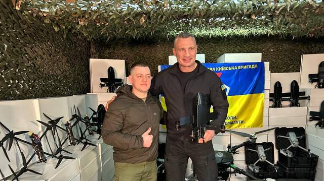 Столична громада передала 5 штурмовій Київській бригаді майже 2000 безпілотників, – Кличко
