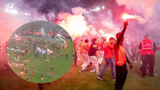 "Це ганьба на весь світ": фанати зірвали чемпіонство власного клубу, вибігши на поле з фаєрами