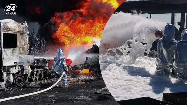 Ворог вгатив по АЗС на Дніпропетровщині: спалахнула масштабна пожежа