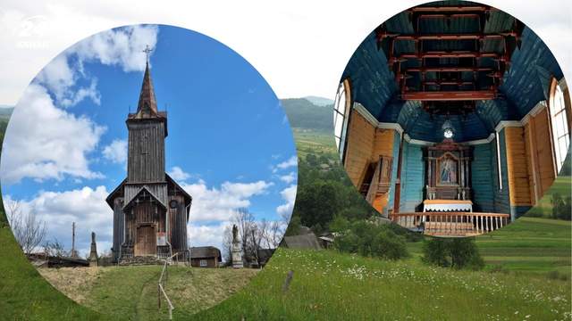 Де на Львівщині можна побачити атмосферний дерев'яний храм у неоготичному стилі