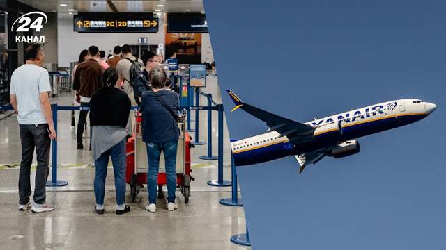 Ryanair критикує ЄС за черги в аеропортах: вони довші, ніж сам політ