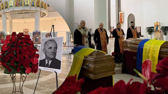 До Києва повернули останки лідера ОУН Андрія Мельника і його дружини: триває прощання