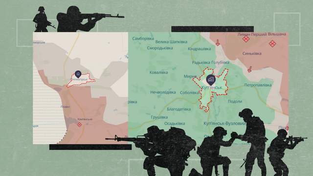 Сили оборони зачищають Куп'янськ і Степногірськ: як змінилася лінія фронту за тиждень