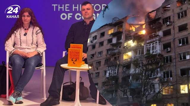 У будинок, де живуть відомі українські письменники, влетіла російська ракета