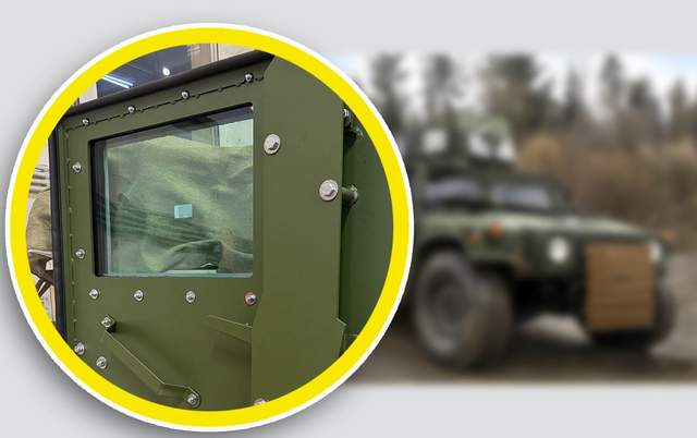 Американські HMMWV отримають українські броньовані двері