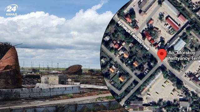 Знову палає: після нічних вибухів у Феодосії спалахнула нафтобаза