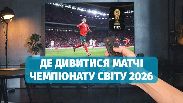 Де дивитися матчі чемпіонату світу з футболу 2026